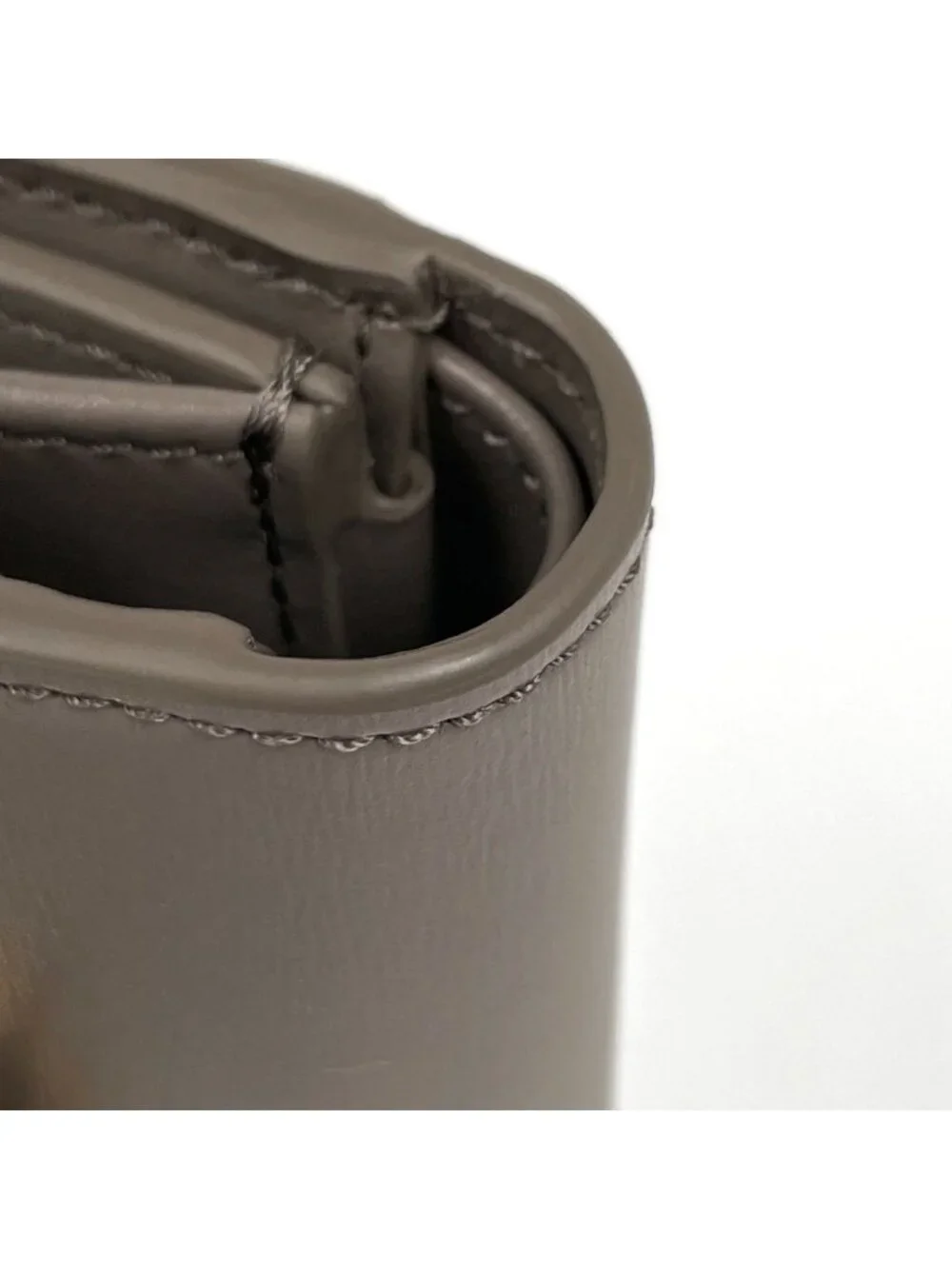 Celine Small Flap Wallet Triomphe Leather Pebble